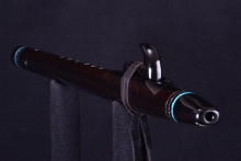 Nigerian Ebony Native American Flute, Minor, Mid G-4, #H30I